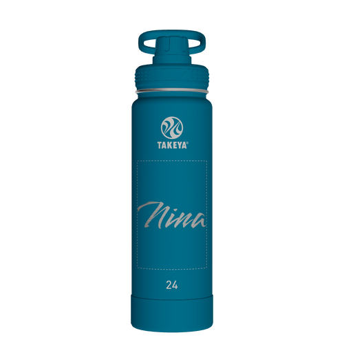 Actives Water Bottle With Spout Lid - customized