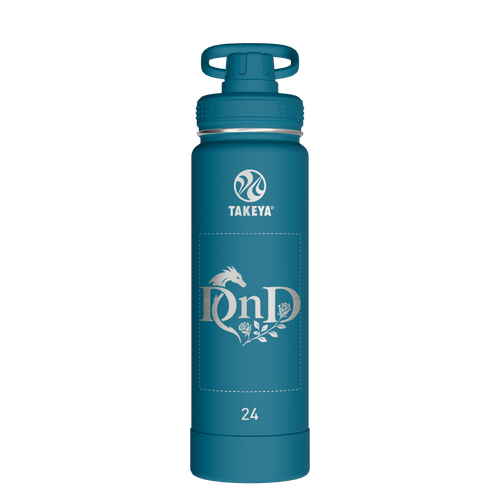 Actives Water Bottle With Spout Lid - customized