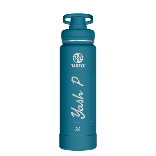 Actives Water Bottle With Spout Lid - customized
