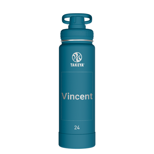 Actives Water Bottle With Spout Lid - customized