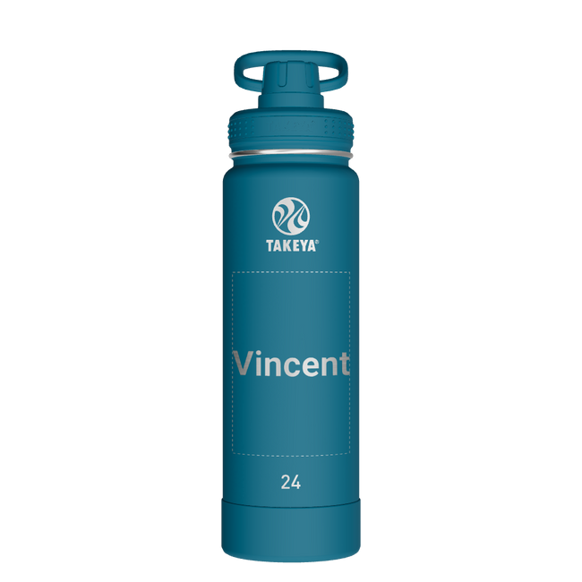 Actives Water Bottle With Spout Lid - customized