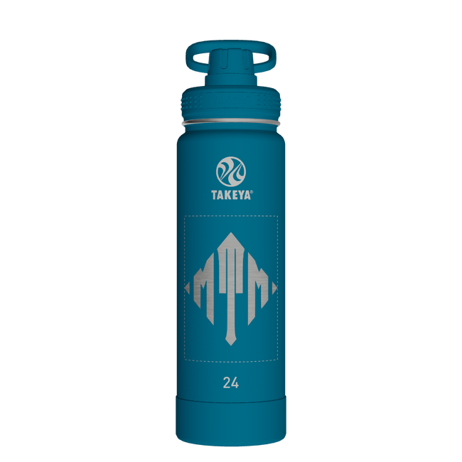 Actives Water Bottle With Spout Lid - customized