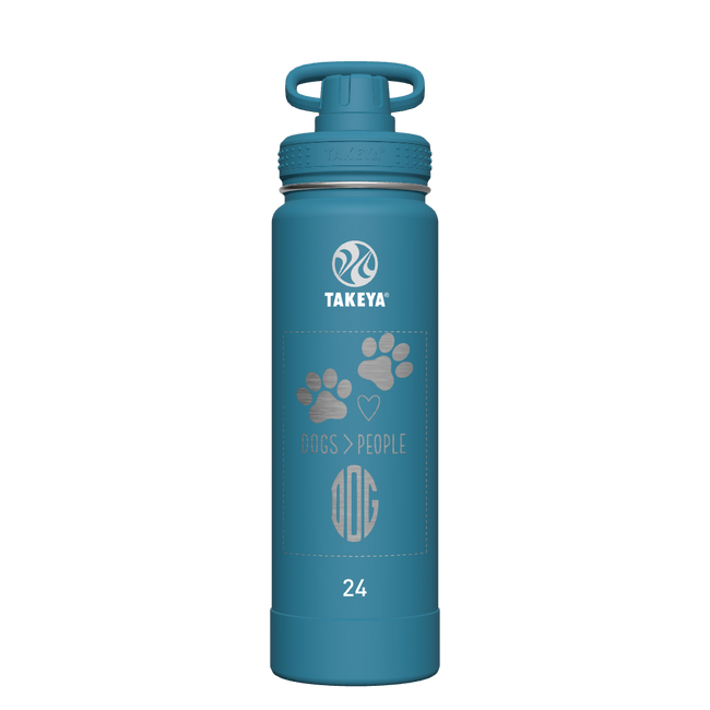 Actives Water Bottle With Spout Lid - customized