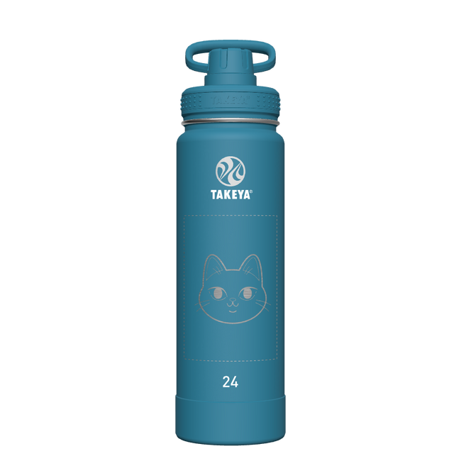 Actives Water Bottle With Spout Lid - customized