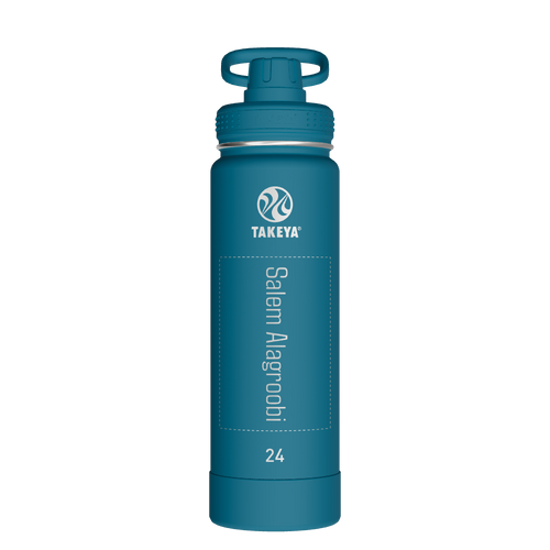 Actives Water Bottle With Spout Lid - customized