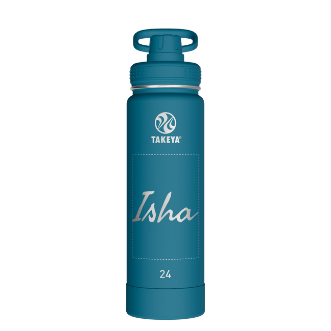 Actives Water Bottle With Spout Lid - customized