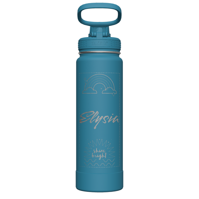 Actives Water Bottle With Spout Lid - customized