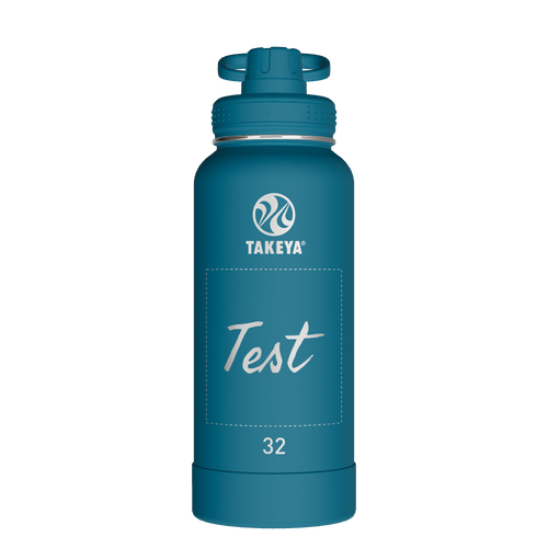 Actives Water Bottle With Spout Lid - customized
