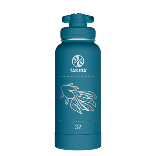 Actives Water Bottle With Spout Lid - customized