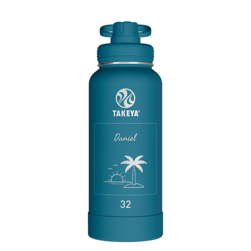 Actives Water Bottle With Spout Lid - customized
