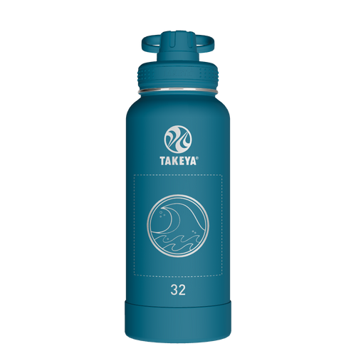 Actives Water Bottle With Spout Lid - customized