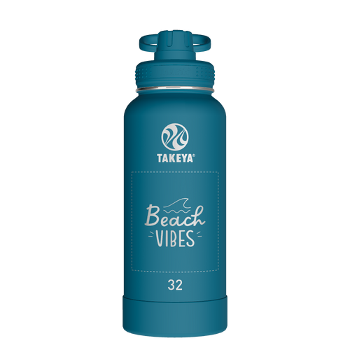 Actives Water Bottle With Spout Lid - customized
