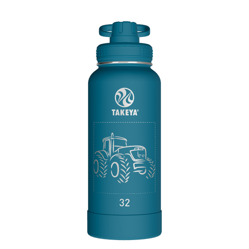 Actives Water Bottle With Spout Lid - customized