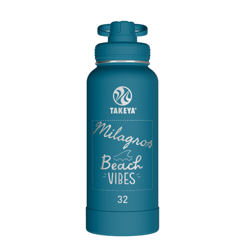 Actives Water Bottle With Spout Lid - customized