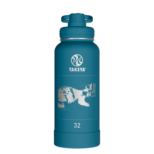 Actives Water Bottle With Spout Lid - customized