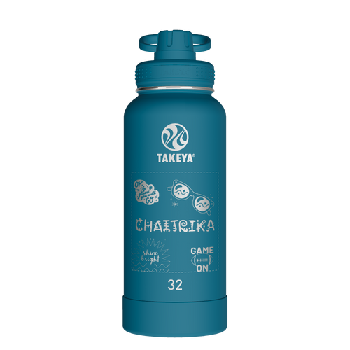 Actives Water Bottle With Spout Lid - customized