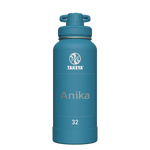 Mystic Blue Actives Water Bottle With Spout Lid - customized