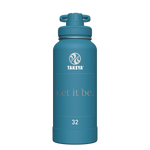 Mystic Blue Actives Water Bottle With Spout Lid - customized