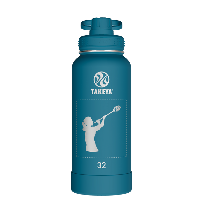 Actives Water Bottle With Spout Lid - customized