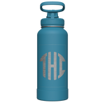 Mystic Blue Actives Water Bottle With Spout Lid - customized