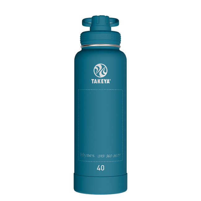 Actives Water Bottle With Spout Lid - customized