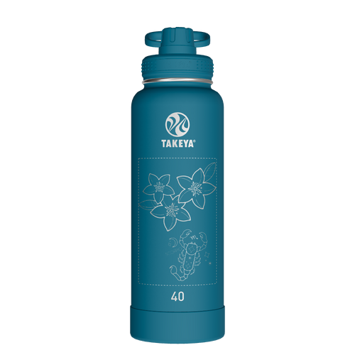Actives Water Bottle With Spout Lid - customized