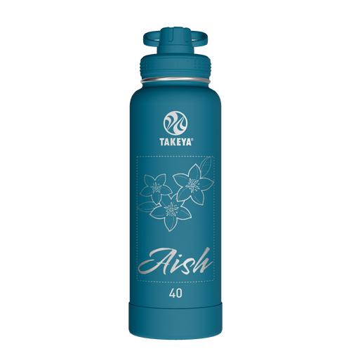Actives Water Bottle With Spout Lid - customized
