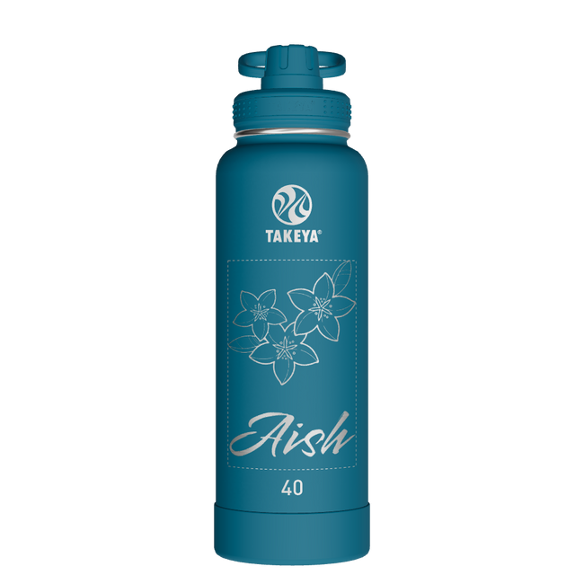 Actives Water Bottle With Spout Lid - customized