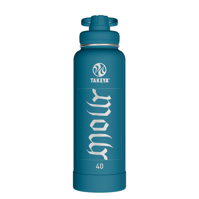 Actives Water Bottle With Spout Lid - customized