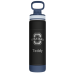 22oz Sport Water Bottle Soft Touch With Spout Lid - customized