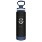 22oz Sport Water Bottle Soft Touch With Spout Lid - customized