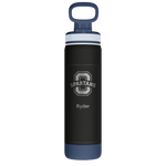 22oz Sport Water Bottle Soft Touch With Spout Lid - customized