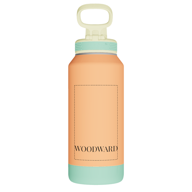 Sport Soft Touch Water Bottle With Spout Lid - customized