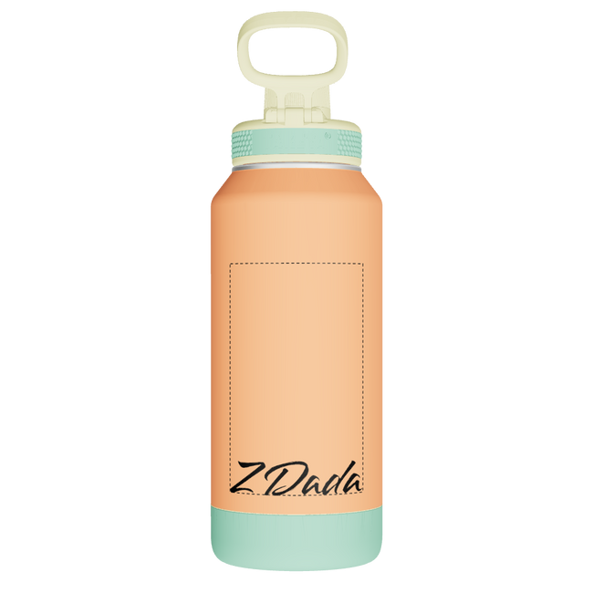 Sport Soft Touch Water Bottle With Spout Lid - customized