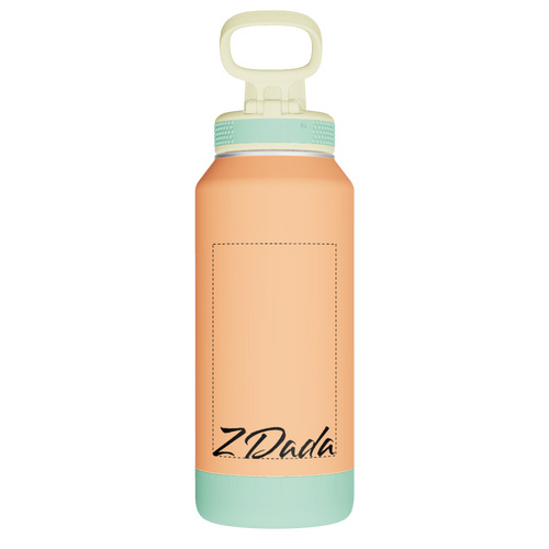 Sport Soft Touch Water Bottle With Spout Lid - customized