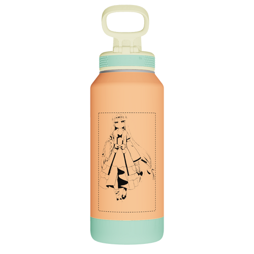 Sport Soft Touch Water Bottle With Spout Lid - customized
