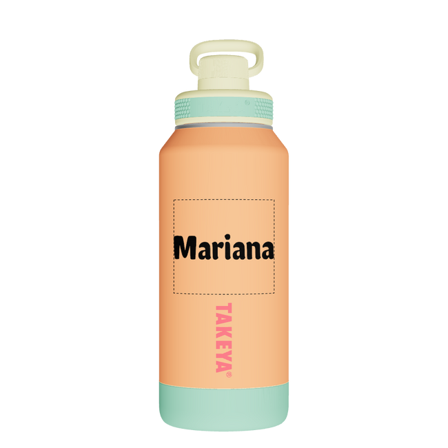 Sport Soft Touch Water Bottle With Spout Lid - customized