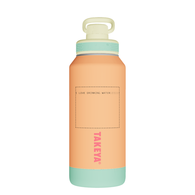 Sport Soft Touch Water Bottle With Spout Lid - customized
