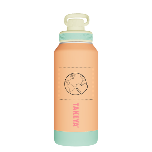 Sport Soft Touch Water Bottle With Spout Lid - customized