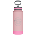Sport Soft Touch Water Bottle With Straw LId - customized