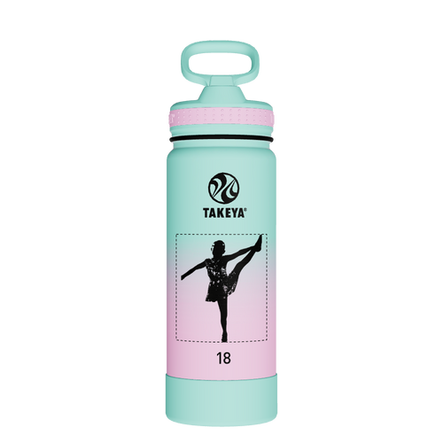 Actives Water Bottle With Straw Lid - customized