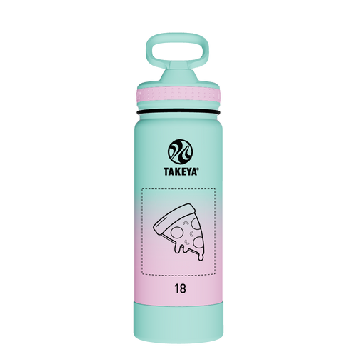 Actives Water Bottle With Straw Lid - customized