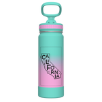 Actives Ombre Water Bottle With Straw Lid - customized