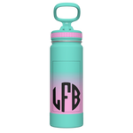 Actives Ombre Water Bottle With Straw Lid - customized