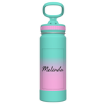 Actives Ombre Water Bottle With Straw Lid - customized