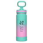 Actives Ombre Water Bottle With Straw Lid - customized
