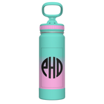 Actives Water Bottle With Straw Lid - customized