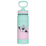 Actives Water Bottle With Straw Lid - customized