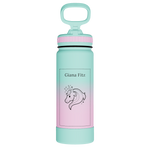 Actives Water Bottle With Straw Lid - customized