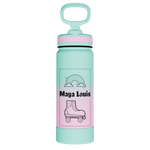 Actives Water Bottle With Straw Lid - customized